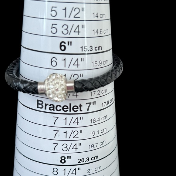 Braided leather bracelet with magnetic clasp choose a color - Picture 10 of 10